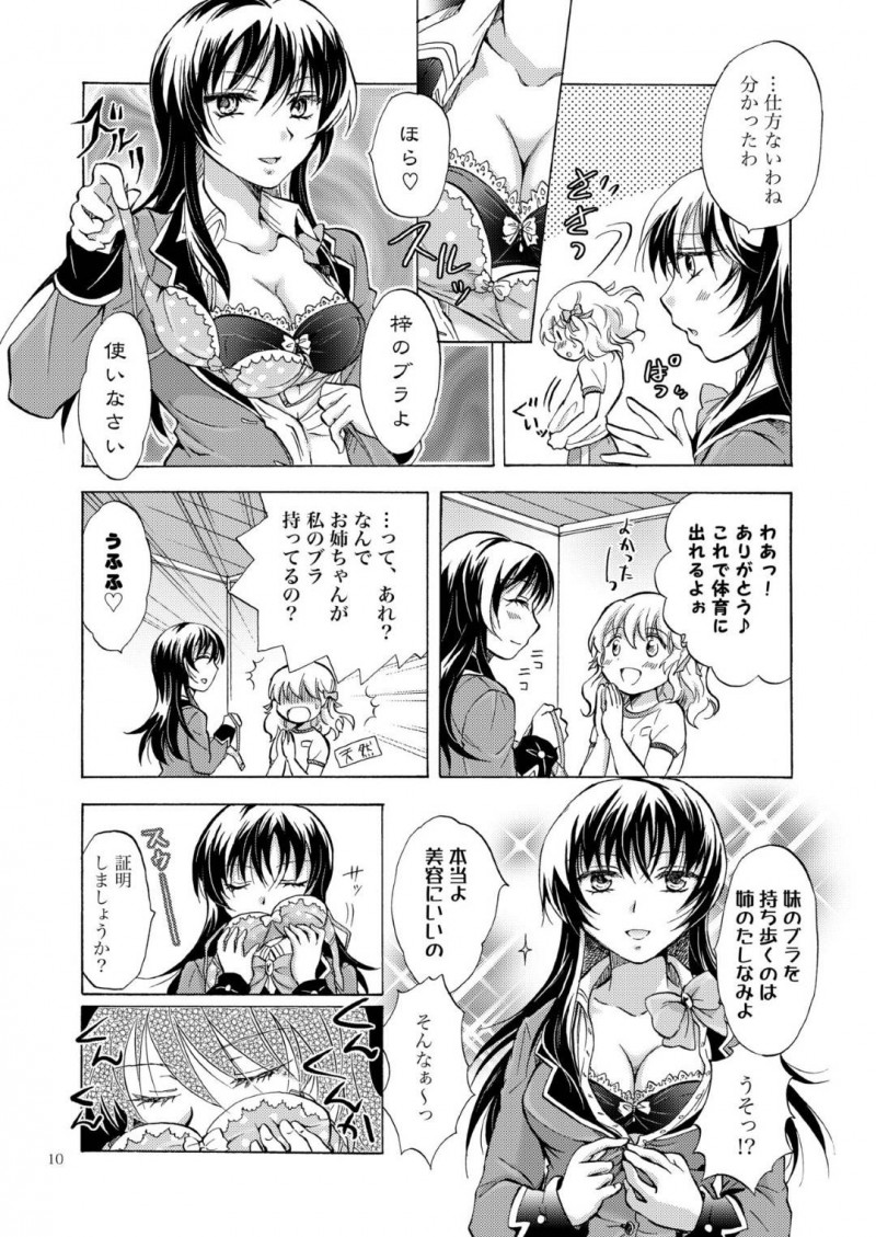 【エロ同人誌】血がつながっていないシスコン巨乳姉…妹のことが大好きで身体を触ることを良くないと思っている妹は姉に伝えるが実は義理の姉妹ということがわかり恋人としてイチャイチャ！初めてのキスやマンコを触られ２人で仲良く絶頂！【みら】