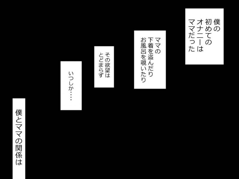 義息子に毎日セクハラされる母親…乳首責めされて感じまくりイチャラブ生ハメセックスでイキまくる【Riん：ママは僕のセックスフレンド】