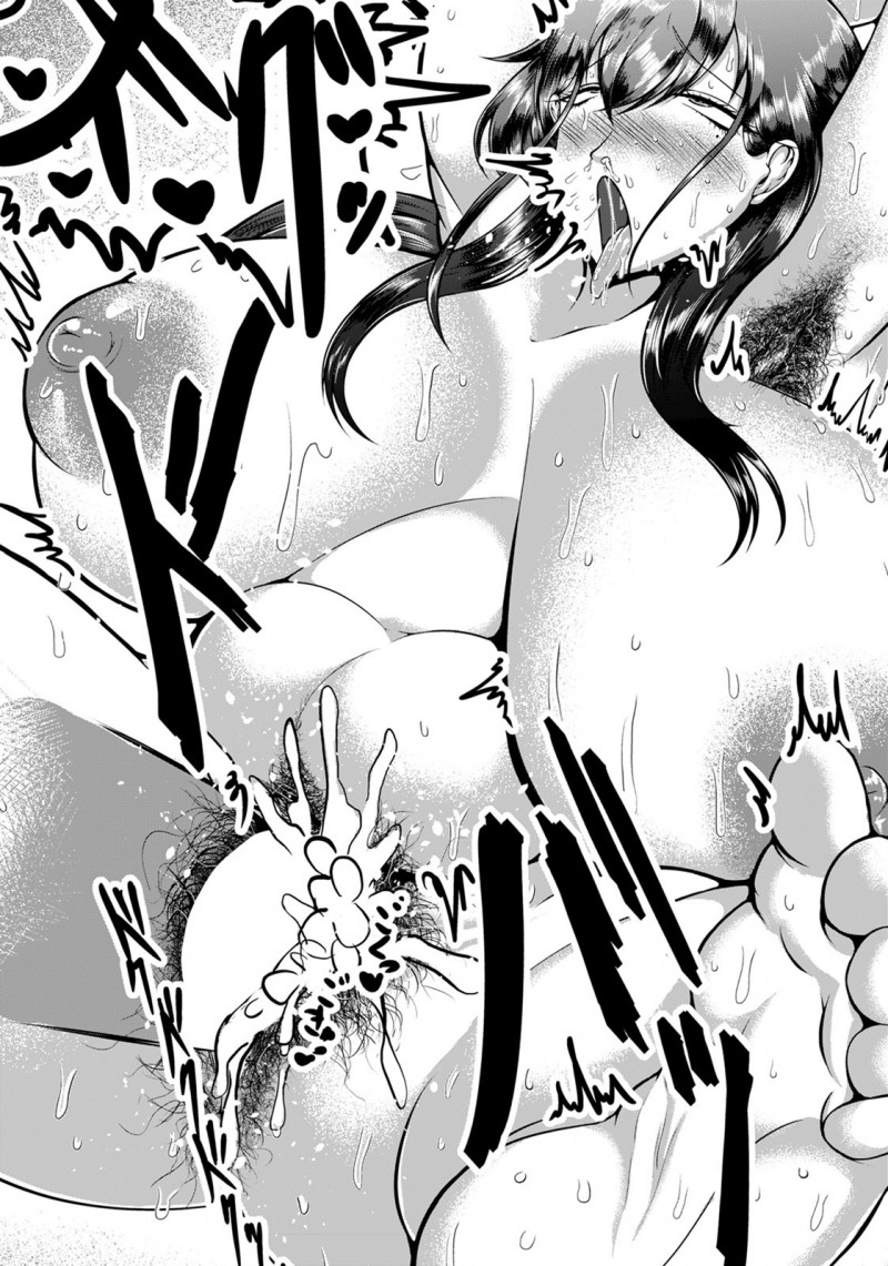 【エロ漫画】息子にオナニーを見られてしまったセックスレスで欲求不満な爆乳母親が息子にちんぽを差し出されて中出し近親相姦してしまう！