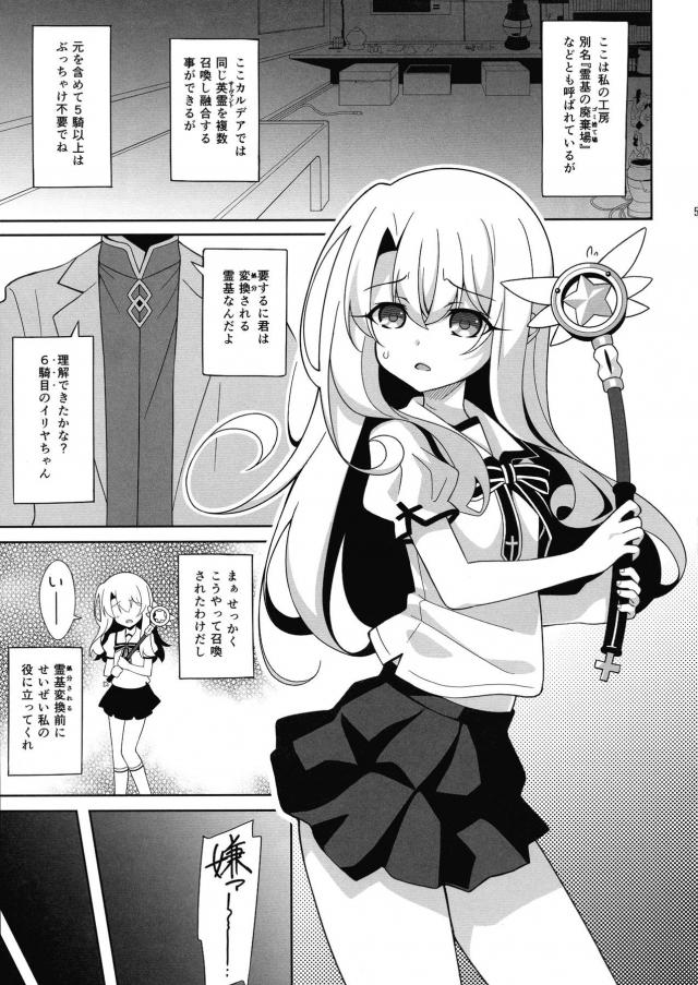 召喚された六騎目のイリヤが霊気変換前にせいぜい役に立ってくれと言われて身体を改造されてマスターの性欲処理に使われる！【Fate/Grand Order・エロ同人誌】