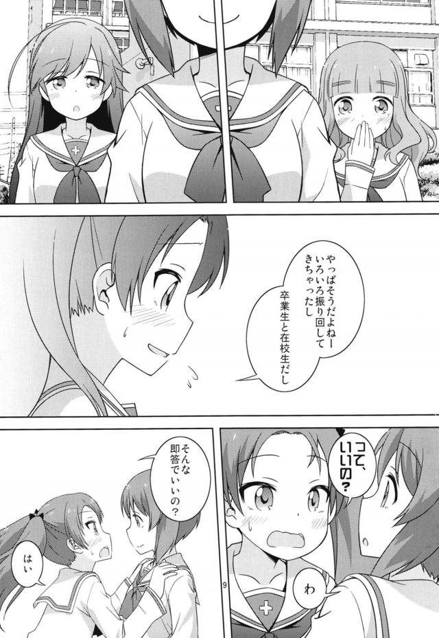 西住ちゃんのことが好きだけど素直になれない杏がついに告白するとまさかのあっさりOKだったが、意外とSだった西住ちゃんにローターで調教されるｗｗｗｗｗｗ【ガールズ＆パンツァー・エロ同人誌】