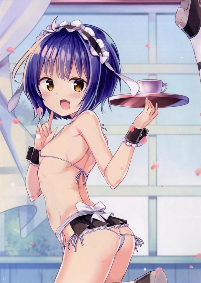ごちうさの美少女キャラたちがフルカラーでいろんなコスプレをしながら半裸姿をさらすイラスト集！【ご注文はうさぎですか？・エロ同人誌】
