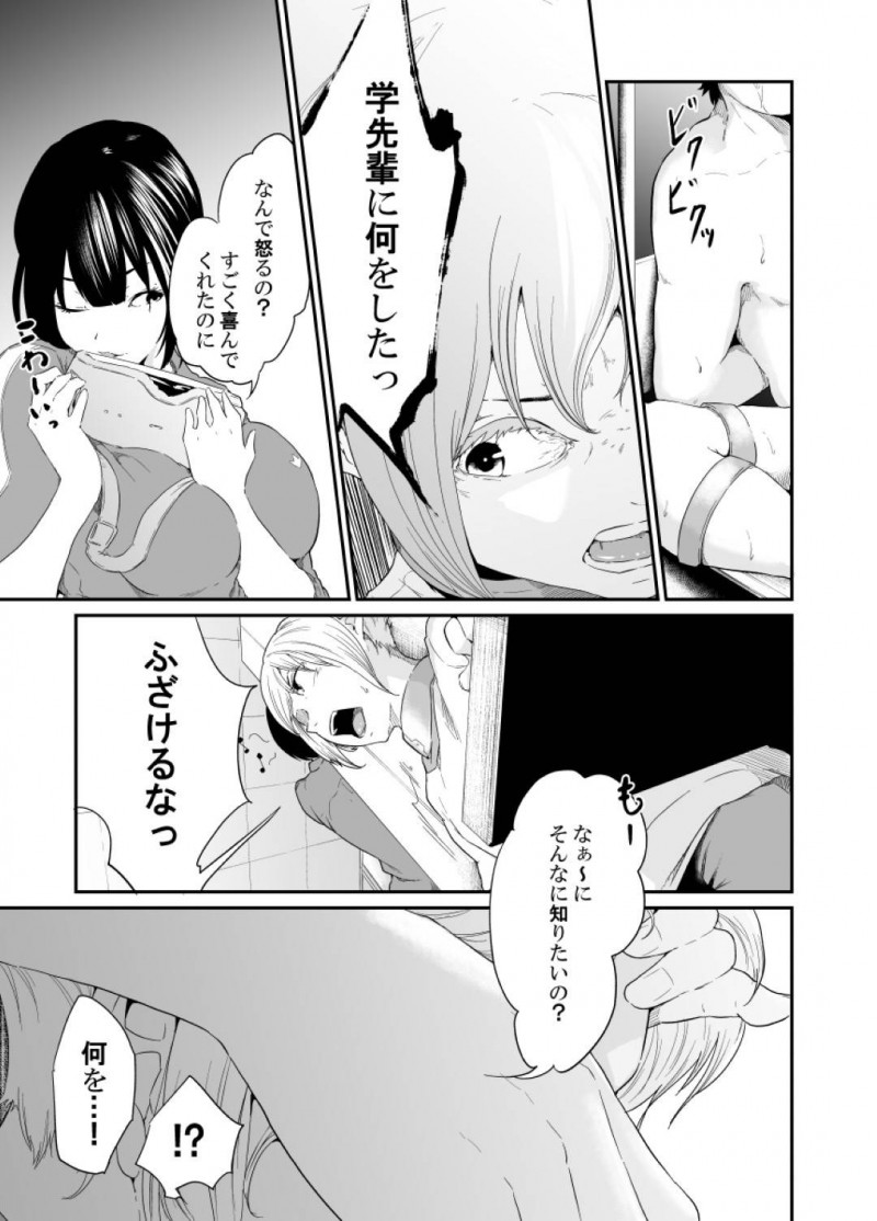 【エロ同人誌】父親の方針で男として振舞い生活するバスケ部JKは秘密がバレてしまった後、男を躾けたい欲求を満たす！【モノクロイド/スパイマネジメント3 工作員の作り方】