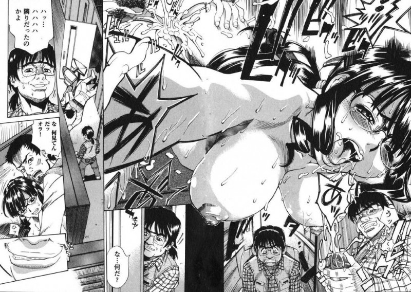 【エロ漫画】マジメ系女子校生は塾をサボってネカフェでHな妄想しながらオナニー。ネカフェには隠しカメラが仕込まれて、男のオナニーネタにされている所に従業員がヤッてくる！【牧部かたる：密室】