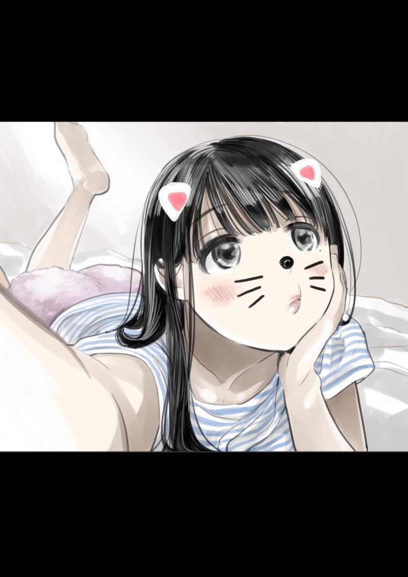 【エロ漫画】彼氏とラブラブな清楚系彼女…ある日彼女が熟睡している時に魔が差してしまった彼は彼女のスマホを覗き見してしまい、他の男とのハメ撮りを発見してしまう！【チョコロ:彼女のスマホを覗いただけなのに】