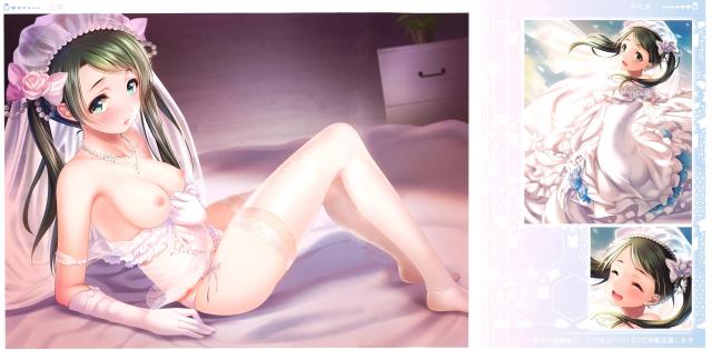 シオイ、ビスマルクなど艦これの美少女艦娘たちがウェディングドレス姿で初夜を迎えるえちちなフルカラーイラスト集！【艦隊これくしょん -艦これ-・エロ同人誌】