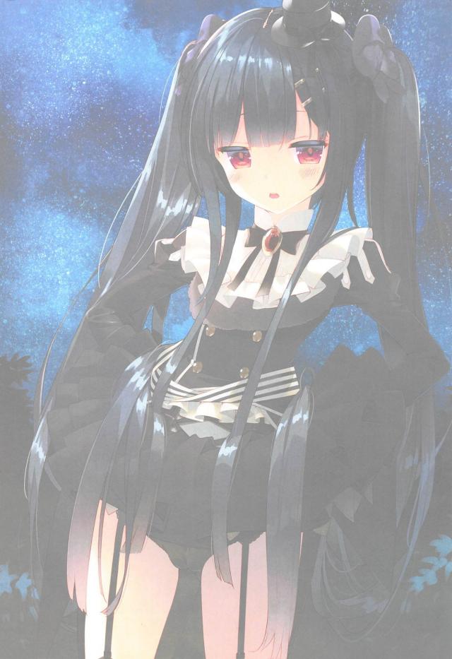 ホワイトデーの夜中にトリカブトに散歩に誘われた団長がお返しがほしいと目の前でパンツを脱がれおねだりされて激しくいちゃラブ中出しセックスしたった♪【FLOWER KNIGHT GIRL フラワーナイトガール・エロ同人誌】