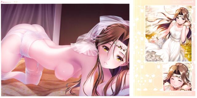 シオイ、ビスマルクなど艦これの美少女艦娘たちがウェディングドレス姿で初夜を迎えるえちちなフルカラーイラスト集！【艦隊これくしょん -艦これ-・エロ同人誌】