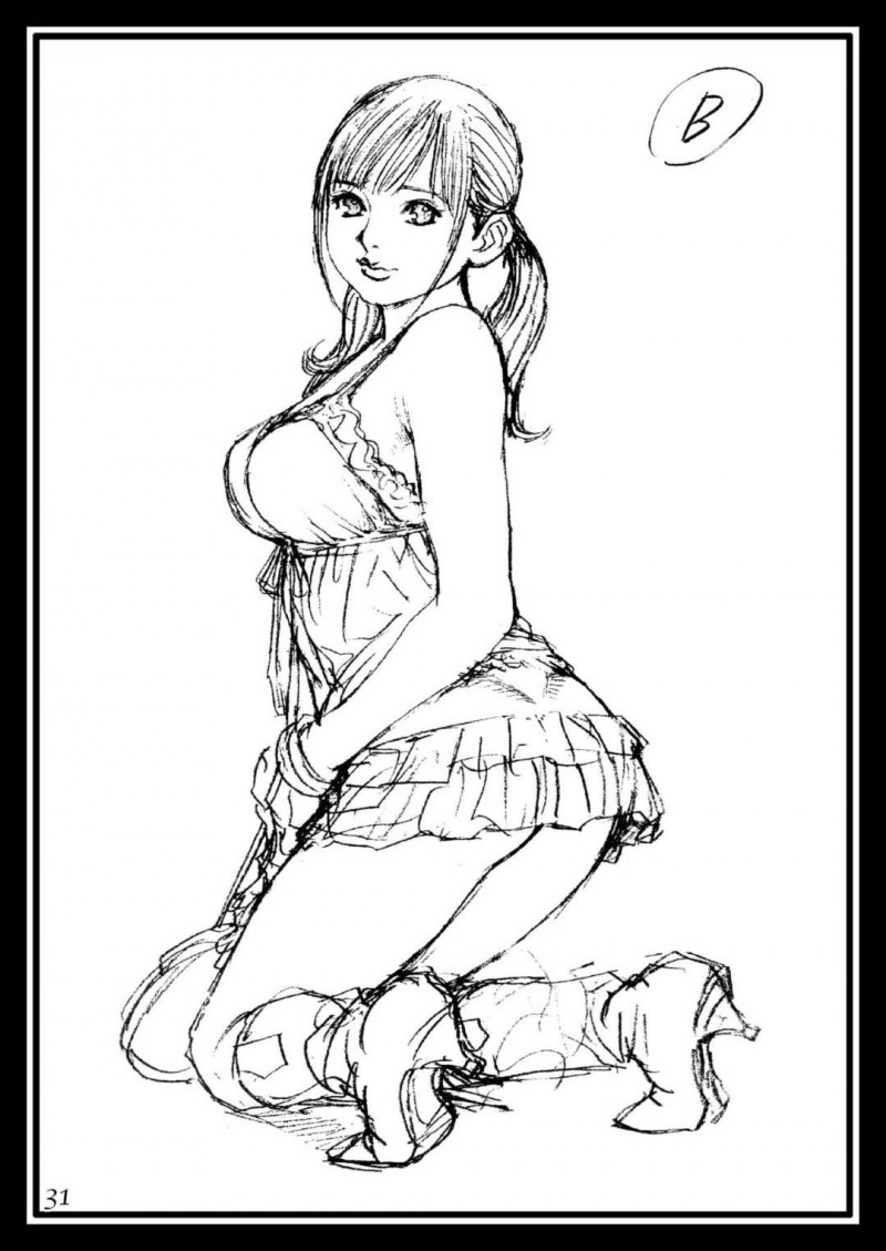 国際線の巨乳CA外国人…かつて自分を調教をした男が飛行機に乗ってきていて、そのままトロ顔中出しセックスされちゃう！【十六夜清心：十六夜清心ラフ画集 in M女専科 3】
