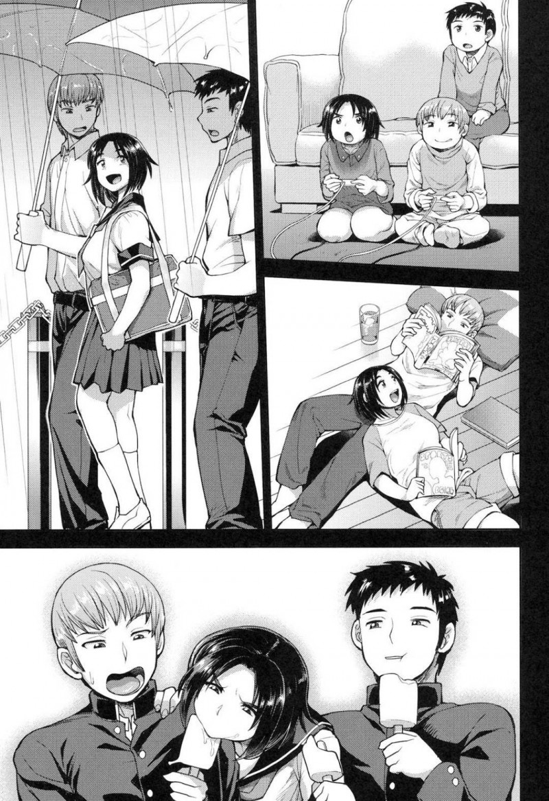 【エロ漫画】幼馴染と結婚して人妻となった妹を腕を縛って拘束しアナルセックスするのだった！【右脳/CHOOSE 後編】