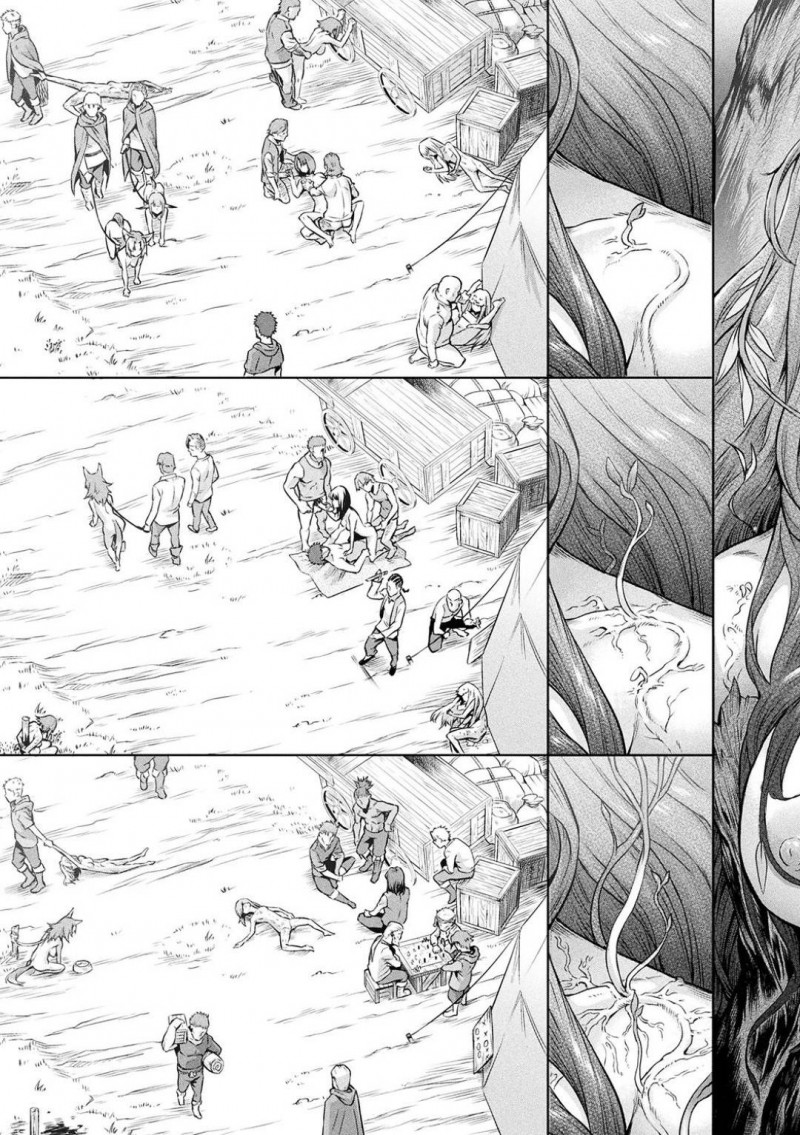 【エロ漫画】連日に及び人間たちの肉便器となる様々な種族の女達…寄生樹が成長するまでの地獄の1か月間を奴隷として過ごす！【タケ：寄生樹】