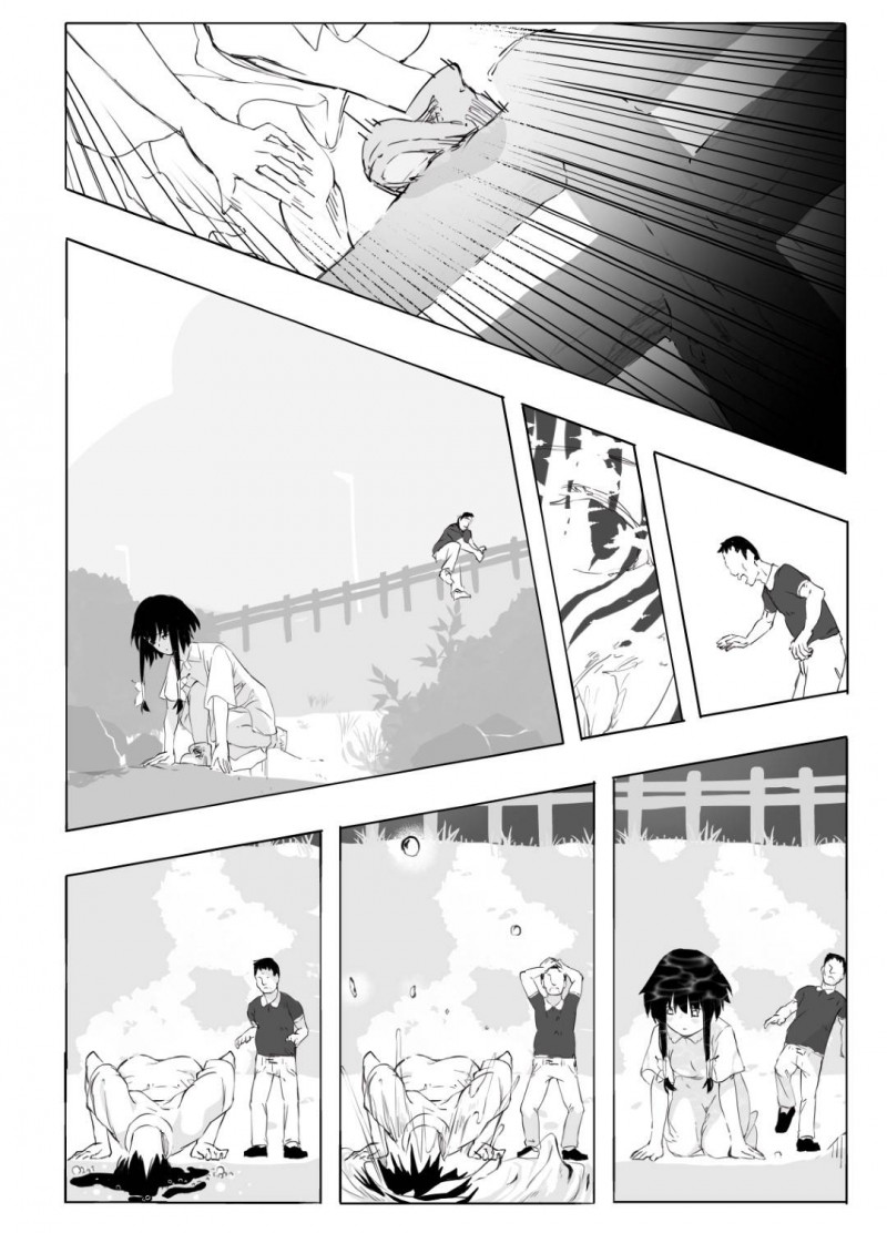 【エロ漫画】幼馴染男子が好きなのに都会から来た転校生に抱かれてしまう田舎の美少女JK…窓の外から幼馴染が覗いているにも関わらず生ハメ初セックスして寝取られアクメ堕ち【ひとんち：シンキロウ】