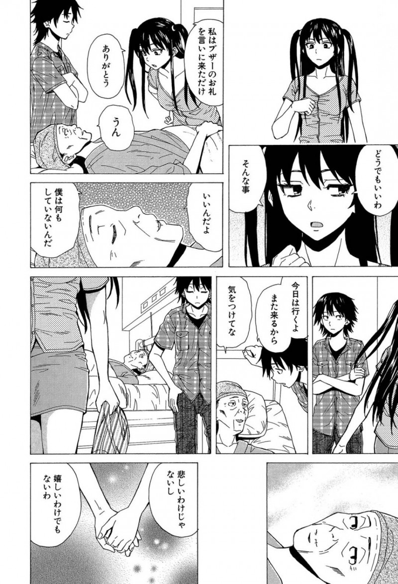 【エロ漫画】事件が一件落着して安心する彼氏とJKはその夜いちゃいちゃ中出しセックス！【楓牙/その扉の向こう側】