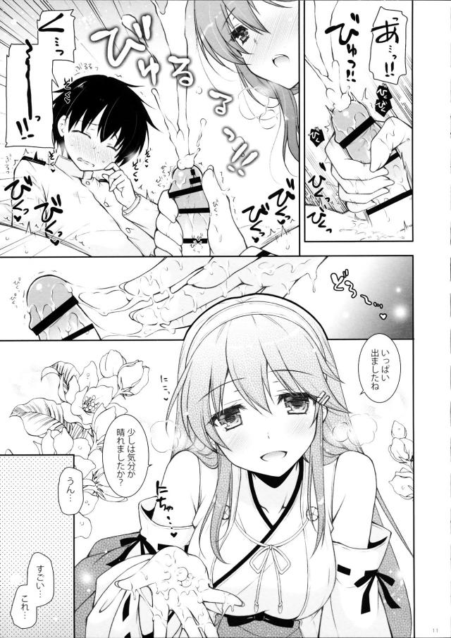 エリートな新米提督が初陣で撤退していきなり挫折して落ち込んでいると榛名が大きい胸の中で慰めてくれて勃起してしまい秘書艦の榛名が性欲処理してあげて、自信をつけさせるために筆おろししてあげる！【艦隊これくしょん -艦これ-・エロ同人誌】
