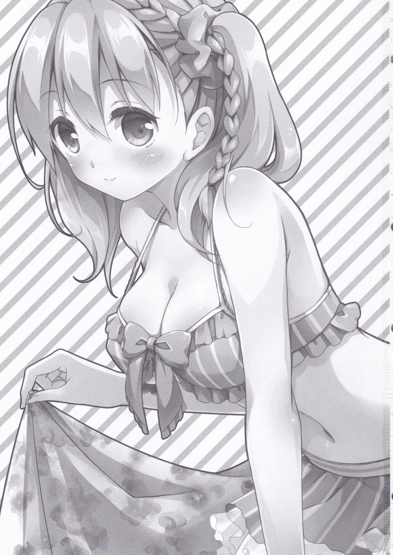 【エロ漫画】彼氏を喜ばせるべく水着を買ってきたロリ少女は、彼に甘えていちゃらぶSEXに発展してしまう！【河上サキ/Sugary Apple】
