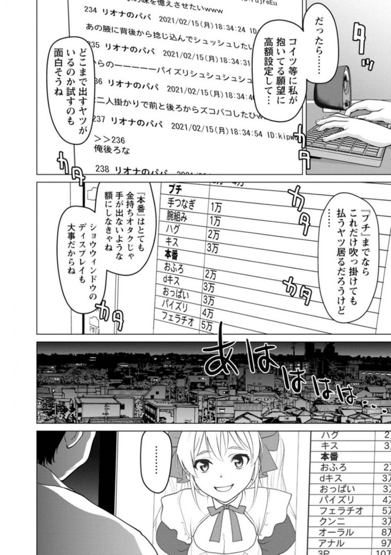 P活で調子に乗り際どい条件を提示する理央奈…金持ちPとホテルに行った理央奈は、手コキやパイズリをさせられると、大金を注ぎ込まれクンニや本番行為をされると処女喪失！そこへネット配信者が乱入し、輪姦中出しセックスで孕ませられる！【さいだー明：P活の姫】