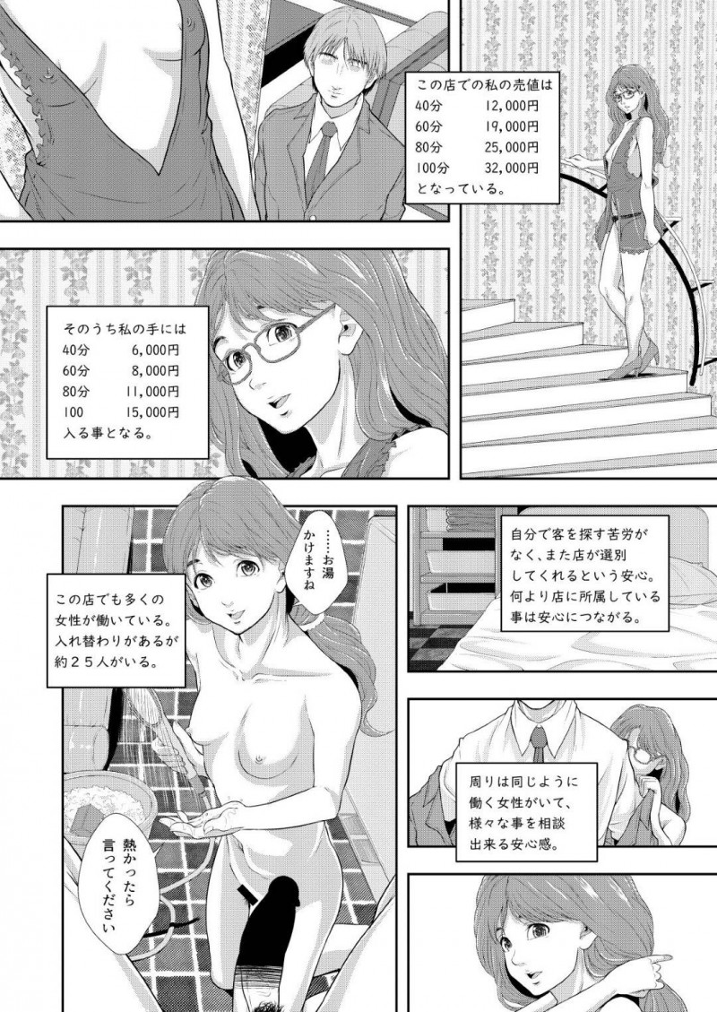 【少年漫画】売春をテーマにして卒論で提出して先生のアドバイス通り実際に売春を始めた地味系JD…そして売春の苦労を知り次はソープへと身を転じてどんどん卒論の内容が濃くなっていく！【まよねーず。】