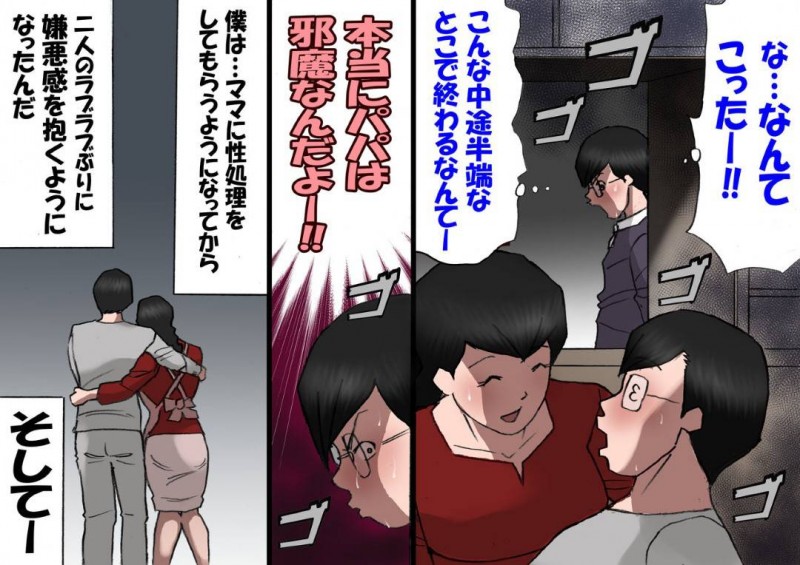ど変態な息子に好かれている美人な母親…愛の告白をされて手コキからの禁断の近親相姦のど変態中出しセックスをされてだいしゅきホールドしちゃう！【紫木はなな：パパから奪ってママをセフレにする方法】