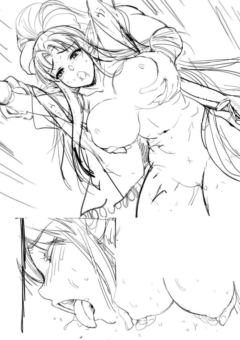 【エロ漫画】彼とのセックス中に絶頂寸前で尻尾で壁を壊してしまった巨乳人魚…覗かれてしまう可能性も考えるもお互い我慢できずそのままセックス再開！【GEN：モンスターガールズの恋色サーカス】