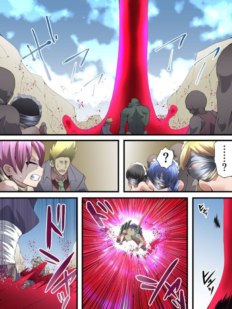 【エロ同人誌】メイドや救世主が囚われた危機に登場した天使…しかし鬼姫が来た後では誰も歯が立たず天使は四肢と首を切り取られ魔物達の苗床にされる！【アトリエ八福庵 (八雲銀次郎)：スーパーヒロイン誘拐陵辱 ANOTHER TRY 04 ～漿果狩り～】