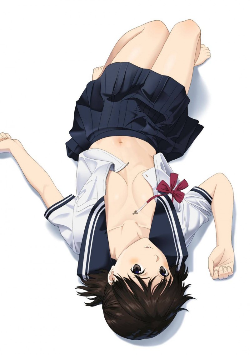 【エロ漫画】年上の彼氏にゴリ押しされてラブホで初エッチすることになった清楚美少女JK…自己中な彼氏に避妊なしで挿入されるも受け入れ、連続中出しイチャラブ初セックスして処女卒業【冷凍焼きそば：放課後デート】