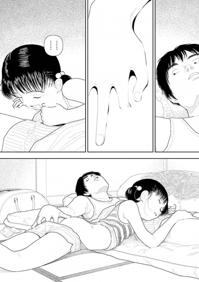 【エロ漫画】受験勉強をする為に田舎の親戚の家に来た男は、朝起きると従妹にちんこを弄られ仕返しに手マンする【山本直樹】