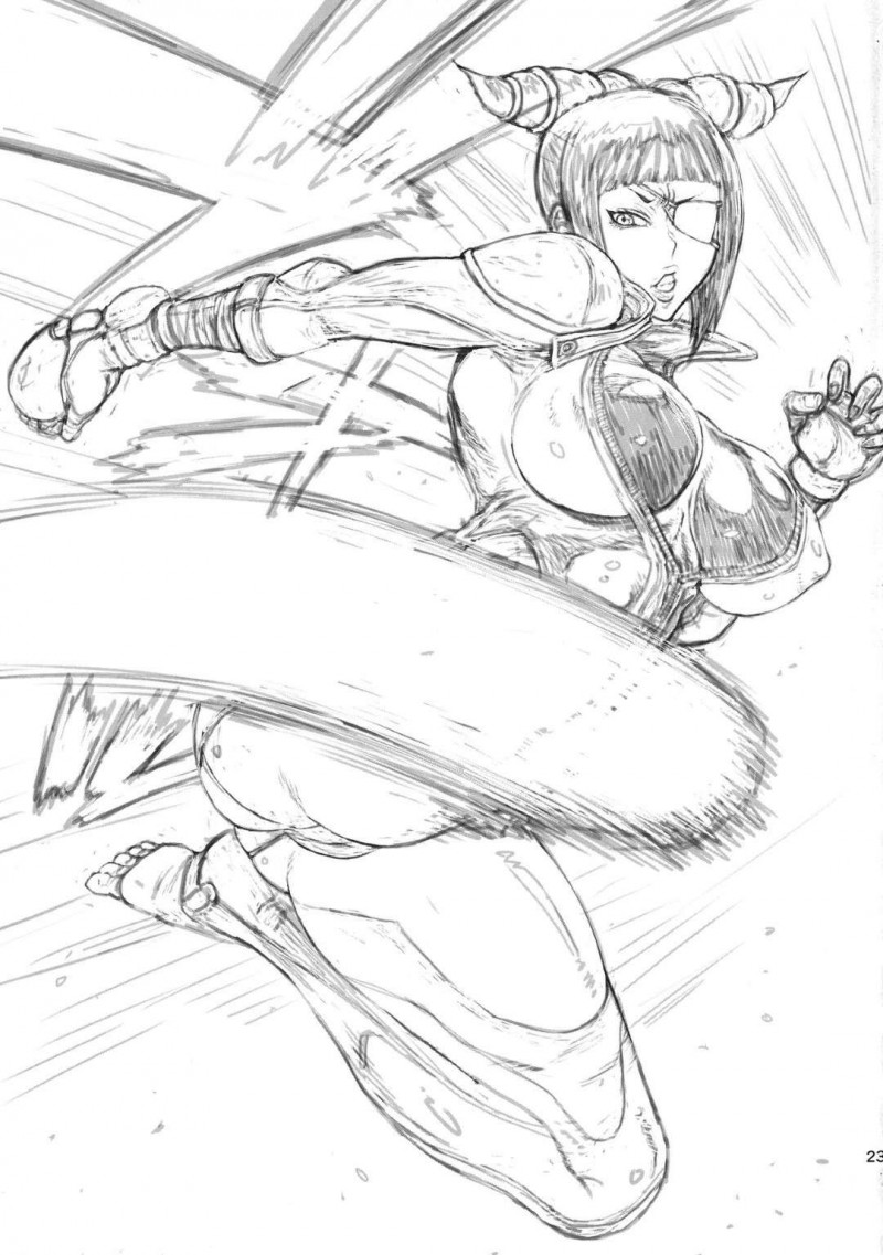 【エロ同人誌】(C95)シャドルーに拘束され薬漬けにされながら犯され続けるハン・ジュリ…残る力を振り絞り抵抗するがその都度薬を注射されさらにチンポをぶち込まれる！【オザ式 (砂川多良)：邪悪/ストリートファイター】