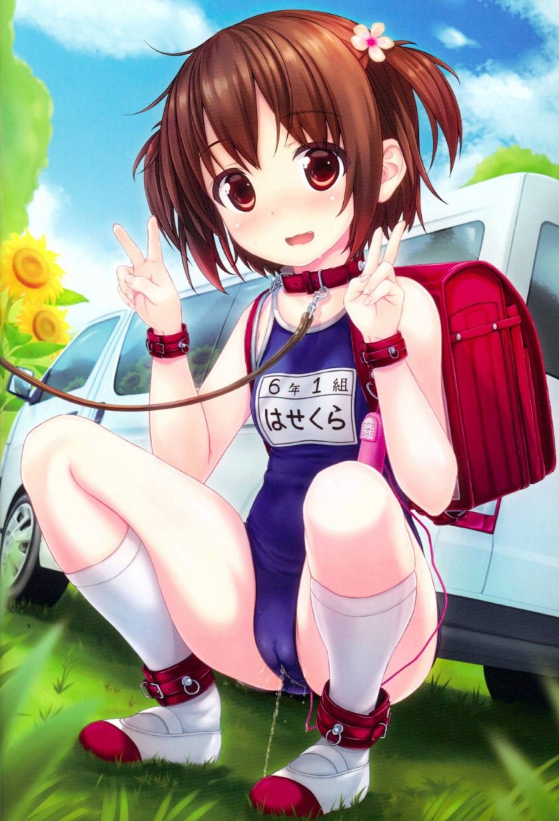 【エロ同人誌】(C90)車を横付けされて話しかけられた隙に誘拐されてしまったちっパイJS…ロリコンの男達に身体を弄られ悪戯されてしまう！【milkberry (如月みゆ)：skmzx4】
