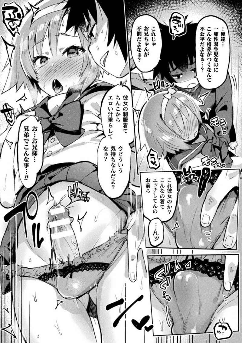 陽キャ彼女持ちの弟を催眠術でメス豚にする陰キャの兄…生意気な弟にバカにされた兄は、催眠術で弟をメス豚にすると女装させ言葉責めしながらアナルセックスで筆下ろしすると、弟を調教しイジメまくる【伊丹：双子カースト〜非リア兄貴の逆襲催眠】