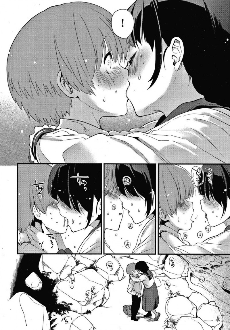 【エロ漫画】女友達に止められても大好きなショタくんをHなことに誘うJKは、授乳手コキからイチャラブ青姦セックスしちゃう！【もず/シスターズ】