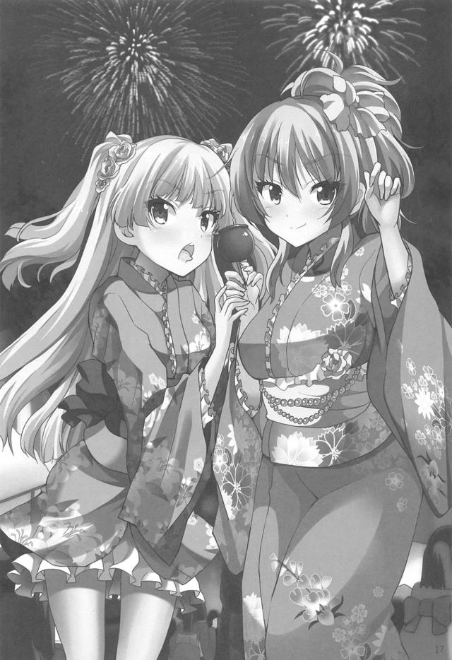 莉嘉のプロデューサーとのハメ撮りを見てびくりした美嘉が莉嘉に連れられプロデューサーのところに行き3P姉妹丼セックスで処女を捧げる！【アイドルマスター シンデレラガールズ・エロ同人誌】
