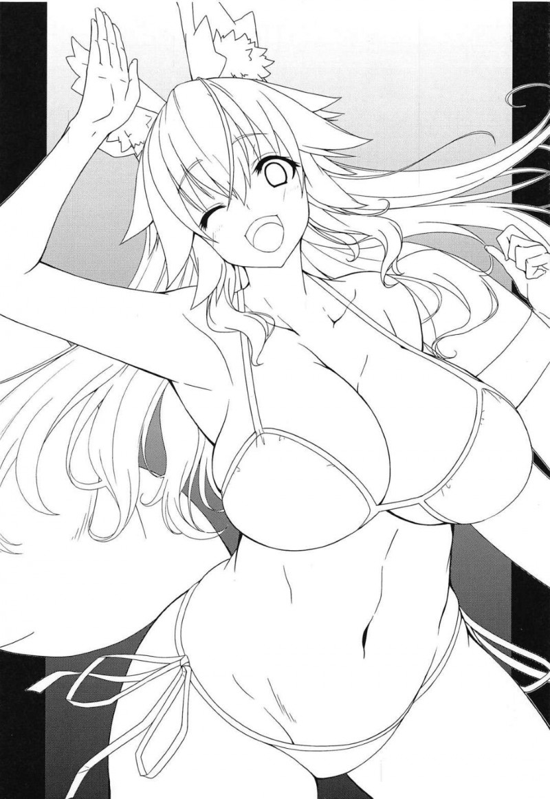 【エロ漫画】ぐだ男の肉奴隷になりたいタマモは、コスプレ姿で迫ると襲われ中出しセックスで種付けされる【KOJIROU!】