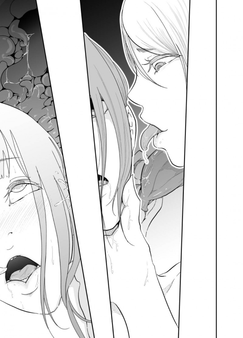 【エロ漫画】真に助けてもらった静香は、真に迫りセックスすると継母に支配されていた記憶がフラッシュバックし狂ったように真を犯す【モノクロイド】