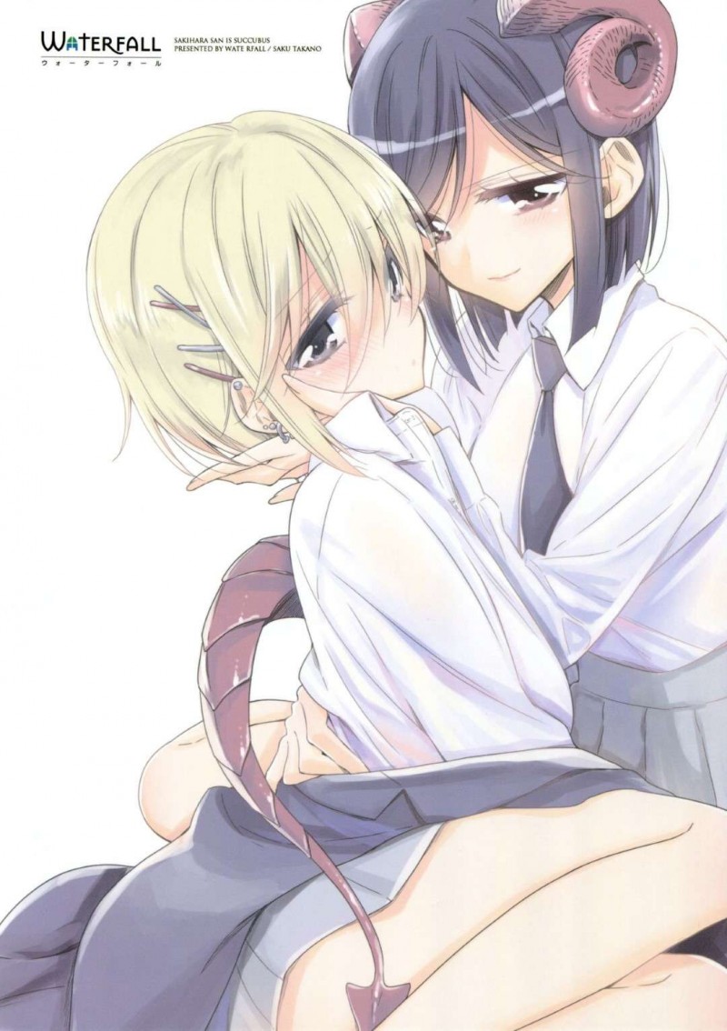 【エロ同人誌】(C97)サキュバスの正体を隠しながら通学する巨乳クラス委員長JK…た正体を知るたった一人のクラスメイトJKの家に勝手にお邪魔する！【Waterfall (嵩乃朔)：サキュバスの崎原さん2】