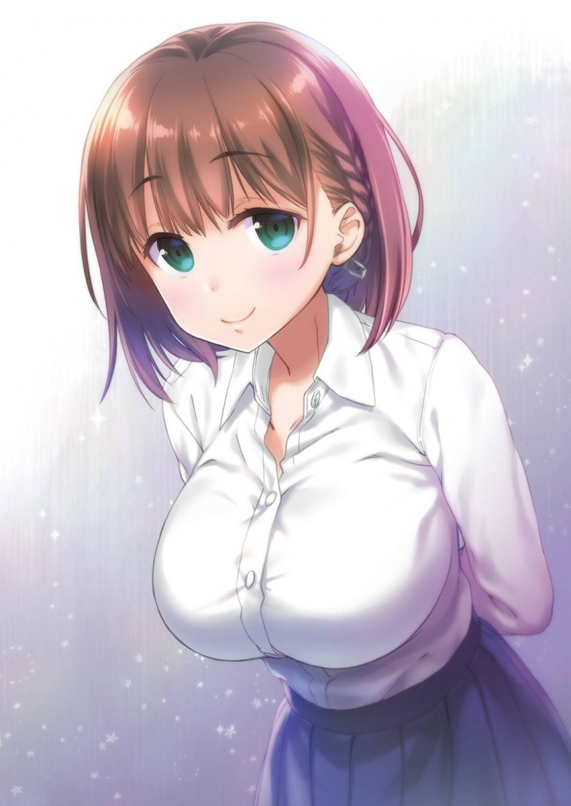 【エロ漫画】初めて家に連れてきた年上の彼氏に部屋で身体を求められて興奮してしまう美少女爆乳JK…パイズリフェラしてヌイたあと声を我慢しながら激しいイチャラブセックスしてイキまくる【ななせめるち：週末のたわわ２】
