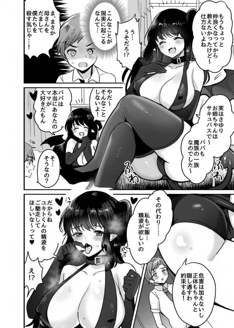 サキュバスだったど変態すぎる義理の姉ちゃん…逆レイプにフェラしたり足コキしたりして騎乗位の中出しセックスでイチャラブしちゃう！【めーすけ：おねサキュ～お義姉ちゃんはどスケベサキュバス～】