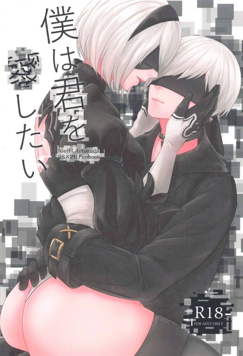【エロ同人誌】再起動してからの穏やかな日々を9Sを過ごす2B…人間の真似事の中から結婚式を2人であげることに！【灯園 (ヨリ)：僕は君を愛したい/ニーア オートマタ】