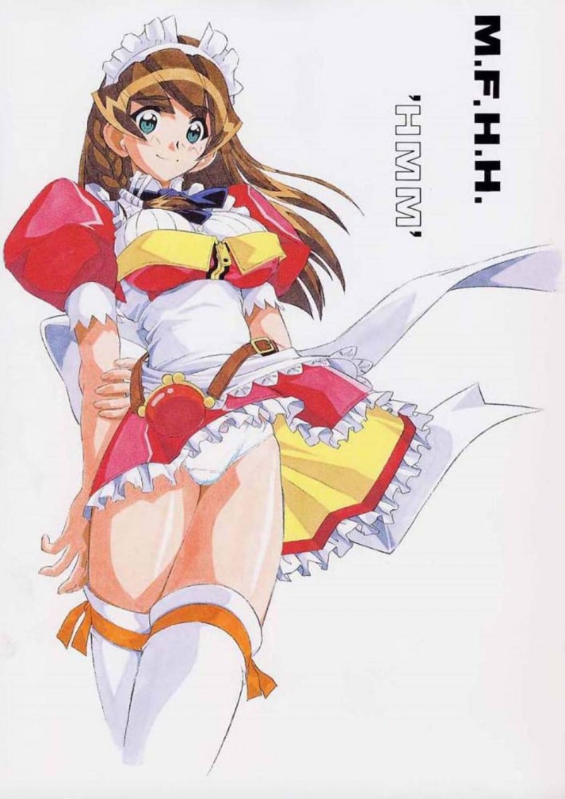 【エロ同人誌】(C61)いつものように早乙女和也の部屋を掃除しているハンドメイド・メイ…彼の同級生2人が部屋に入ってきて突然腕をつかまれる！【ART=THEATER (フレッド・ケリー)：M.F.H.H. &#8216;HMM&#8217;/ハンドメイド・メイ】