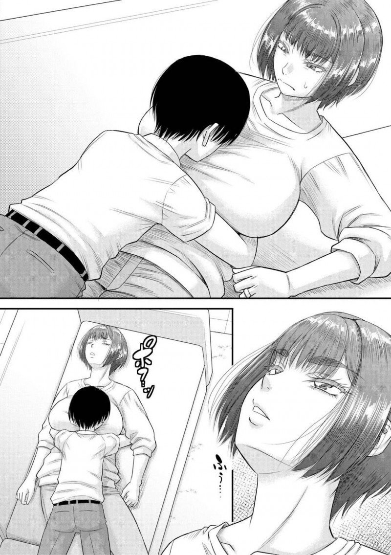 最後に一度だけ宣久の女になってあげる聡美&#8230;宣久は聡美に抱きつくも応えてあげられないと言われる。代わりに最後に宣久の女になってあげると言われ中出しセックス。すると聡美は本当に宣久を好きになってしまいそうに・・・【成島ゴドー：新しいママはボクのアナ 第5話】