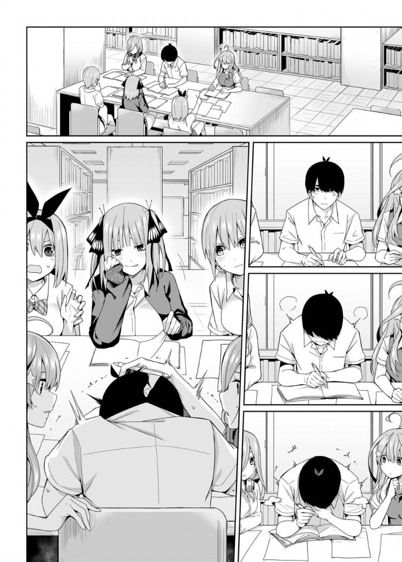 【エロ漫画】服が汚れてしまい上杉にラブホに連れてきてもらった二乃は挑発するとイチャラブセックス【Chicke III、4why】