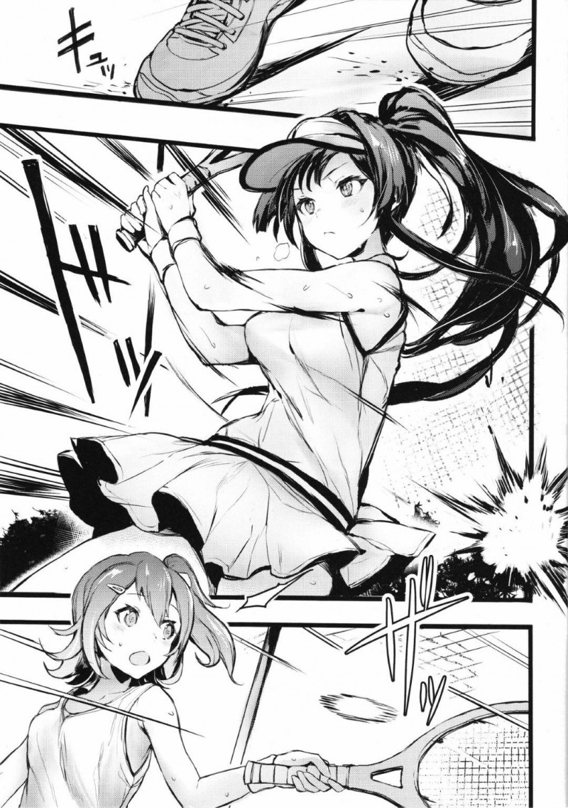 【エロ同人誌】(C93)未来とテニスを楽しむ最上静香…先に更衣室へ入り着替えをしようとすると背後に忍び寄る男性にナイフを突きつけられる！【Bismarcho! (ビスマルチョ)：JOKOBITCH/アイドルマスター ミリオンライブ!】