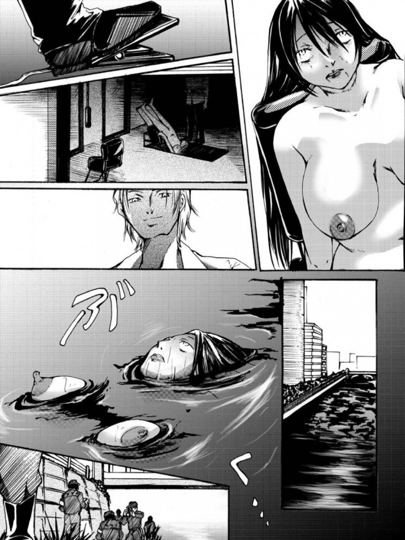 【エロ同人誌】女性がレイプ後に殺害され全員赤いネイルを塗っていたという連続殺人の後日にとある理髪店を訪れた巨乳OL…突然口を押さえられ目覚めた時には半裸にされナイフを喉元に当てられていた！【Nightmare Express-悪夢の宅配便-]：欲望回帰　鬼畜街・陵辱鬼の理髪師】