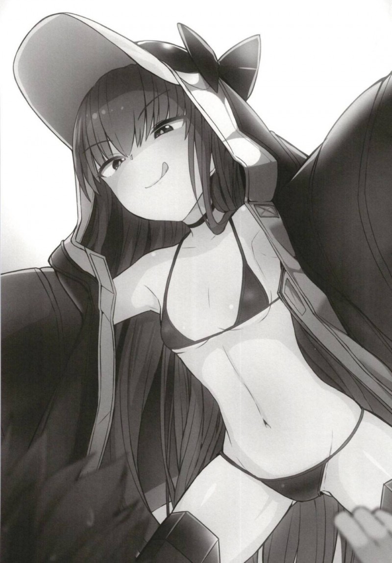 【エロ同人誌】(C97)愛しのマスターを目隠し拘束して愛の陵辱ショーに参加させるラムダ…何をされるか分からず勃起しているマスターのチンポをご奉仕する！【約束の海岸線 (よーさい)：発情ラムダに搾精される本/Fate/Grand Order】