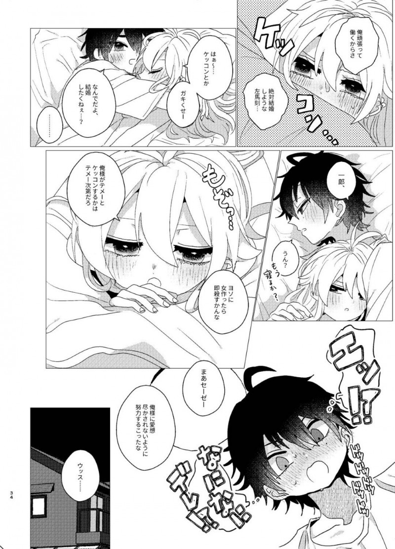 【エロ同人誌】休日に目覚めた入間を目隠し拘束する碧棺左馬刻…休日を返す条件として首から上のみでクリトリスの場所当てゲームを提案する！【灯台元暮らし (鉈子)：おまえらおかしい/ヒプノシスマイク】