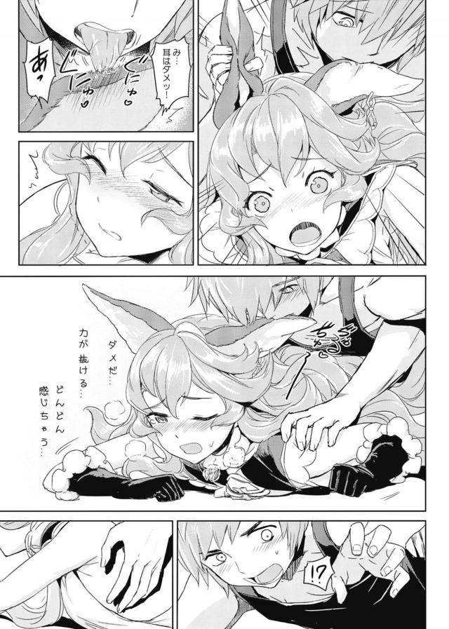 自分をかばって敵の攻撃を受け倒れてしまった団長に悪霊が取り憑き、意識はちゃんとあるのに身体を勝手に動かされた団長がフェリを中出しレイプしてしまう！【グランブルーファンタジー・エロ同人誌】