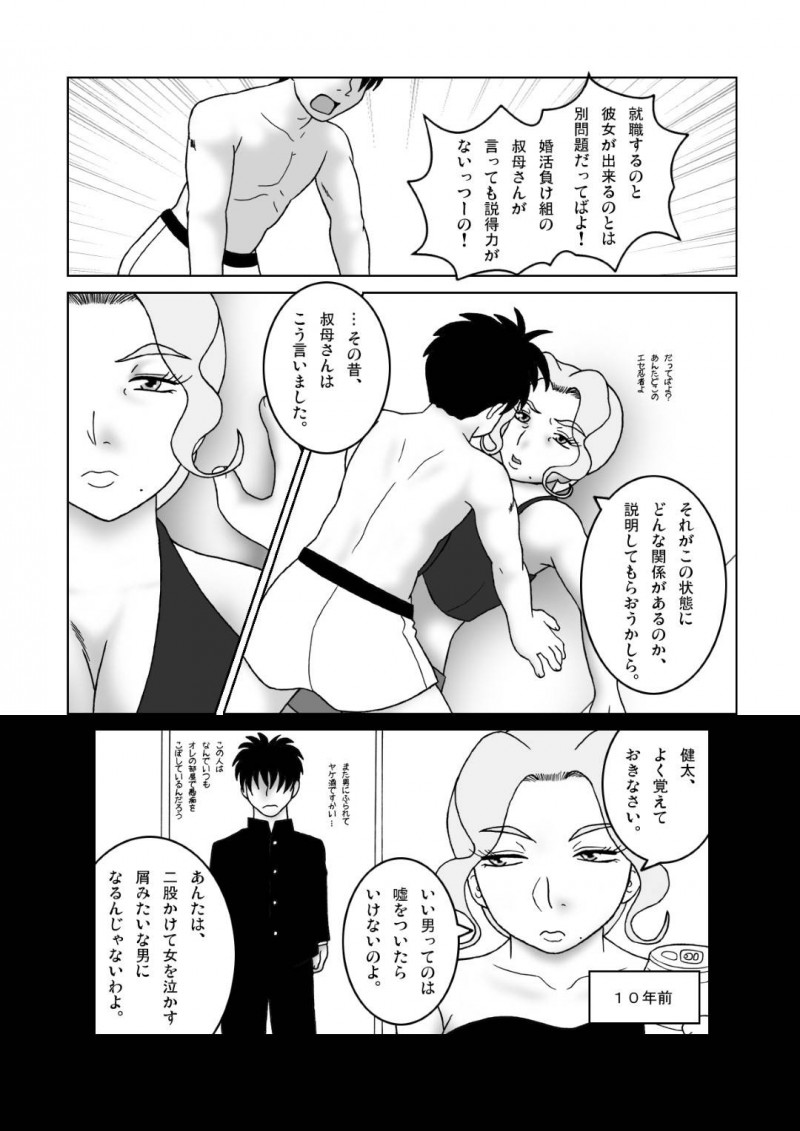 セックスしたがる年下と返り討ちなセックスしちゃう叔母さん…フェラしたりクンニしたりして中出しセックスでど変態なトロ顔になっちゃう！【SEVEN SEA STAR：叔母さんを襲ったら返り討ちにされた】