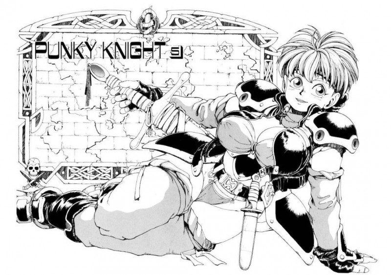 【エロ漫画】換金所でゴブリンの首を大量に持ち込む賞金稼ぎの女剣士…しかし安く買い取られいい仕事を探しているとヤバイ仕事か安い仕事しか残っておらず安いゴブリン退治を引き受ける！【傭兵小僧：PUNKY KNIGHT 5】