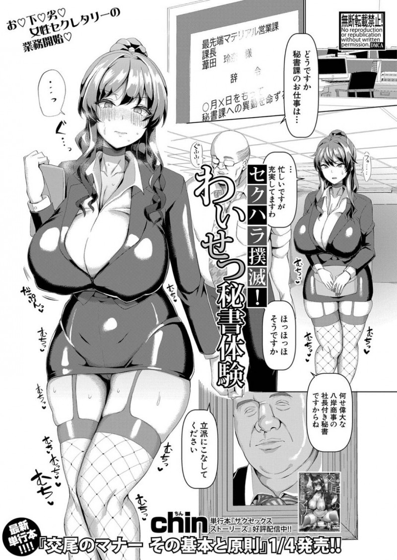 復讐としてセックス調教されちゃう生意気な秘書…乳首責めされたりトロ顔の中出しセックスでイチャラブしちゃう！【chin：セクハラ撲滅！ わいせつ秘書体験】