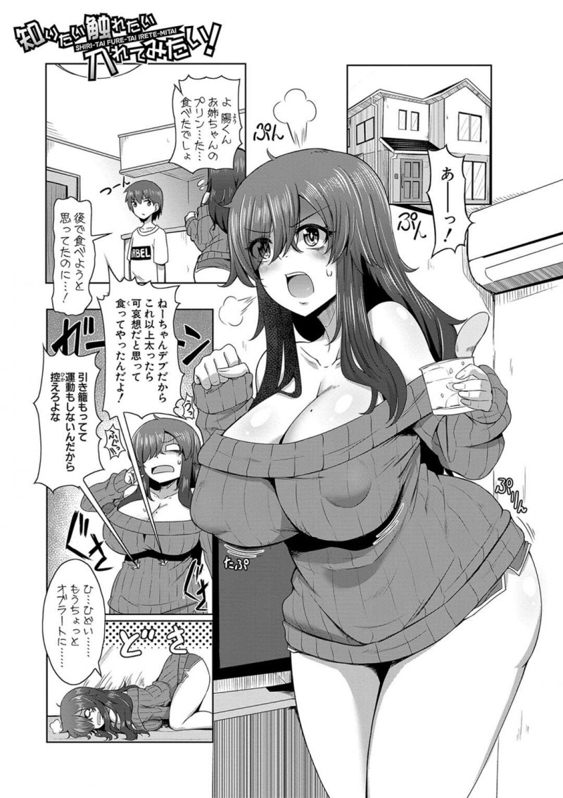 【少年漫画】引きこもりでオナニーばかりしている巨乳の姉…弟がコードに絡まって助けようとすると偶然性j調子た弟のデカマラが！処女で未体験の姉は手コキ、騎乗位、処女喪失！【霧島鮎】