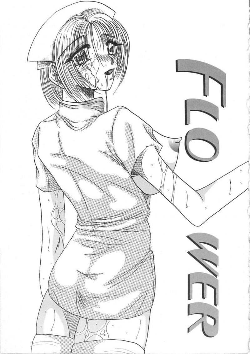 【少年漫画】調教されちゃう巨乳の淫乱ナース…おっぱい揉みや騎乗位で生ハメ中出しセックスで淫乱堕ちしちゃう【川村ひろたか：FLOWER】